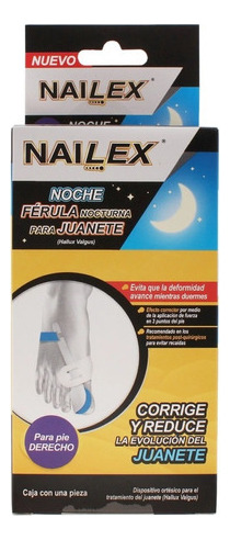 Nailex Ferula Juanete Pie Der Color Blanca