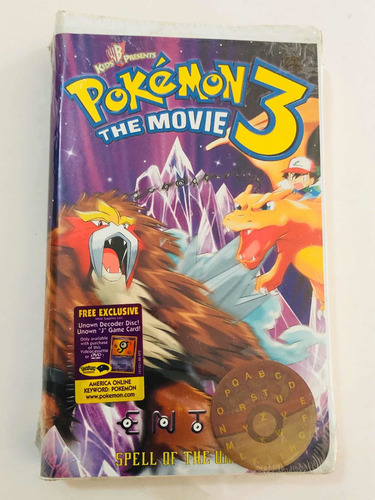 Antiga Fita Vhs Pokémon Exclusiva Lacrada