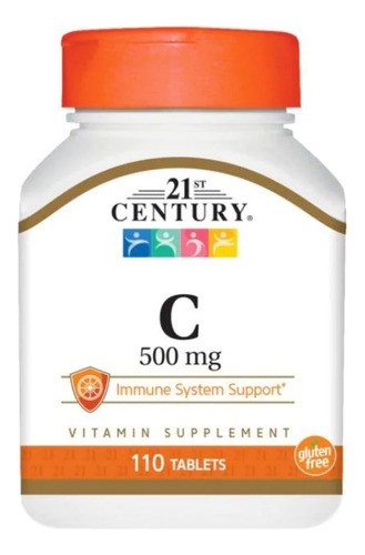 Vitamina C + Calcio Sistema Inmune Fuerte 110 Tabs Eg Ii4 Sabor Sin Sabor