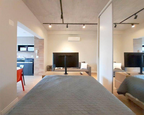 Imagem 20 de 30 de Mobiliado, Semi Novo, 01 Suite, 33 Metros De Aréa Util, 01 Vaga De Garagem, Amplo Lazer. - Ap3439