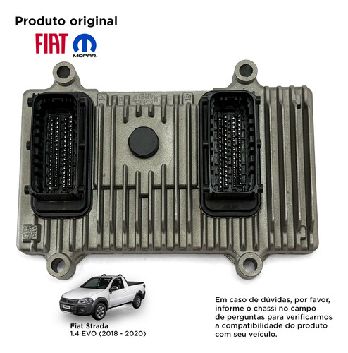 Módulo Injeção Original Fiat Strada 1.4 8v Evo - 46344823