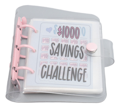 Mini Budget 1000 Savings Challenge, Multiusos, Pvc, Reutiliz