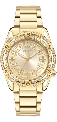 Relógio Euro Feminino Stones Dourado - Eu2035yum/4d