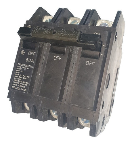 Breaker Interruptor 3x50 Tqc Superficial General Electric