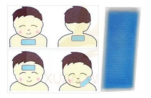 Imagen 3 de 3 de Parches Frios Alivio De Fiebre Con Decoloracion Por Calor