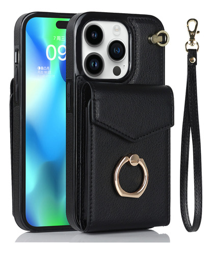 Funda Tipo Cartera De Piel Con Múltiples Tarjetas For Iphon