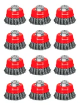 Comprar 12 Cardas De Copa 3 PuLG Alambre Trenzado Fino Eje 5\u002F8 PuLG