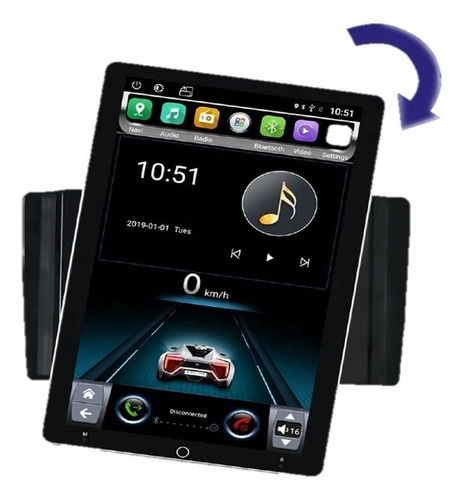 Autoestereo Android Wifi 10 Rotacion Electronica 2+32g