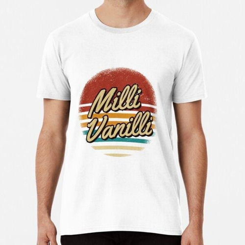 Remera Milli Vanilli Estilo Retro Algodon Premium