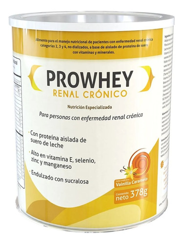 4 Prowhey Renal Cronico 378g - Unidad a $44500