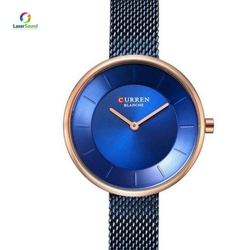 Relógio Feminino Curren C9030l C/ Garantia E Nf