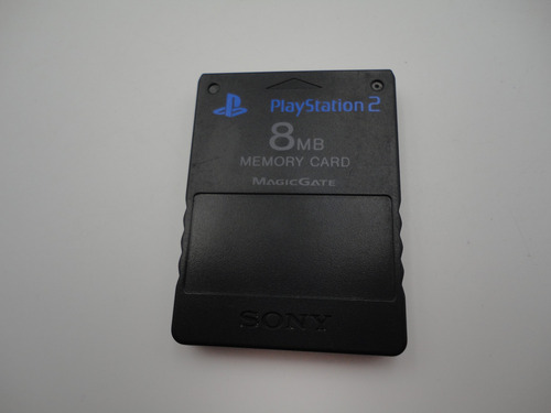 Memory Card Ps2 Original 8mb Color Negro Sony Playstation 2 (Usado)