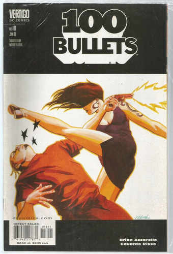 100 Bullets N° 18 - Em Inglês - Editora Vertigo - Formato 17 X 26 - Capa Mole - 2001 - Bonellihq Cx02 Abr24