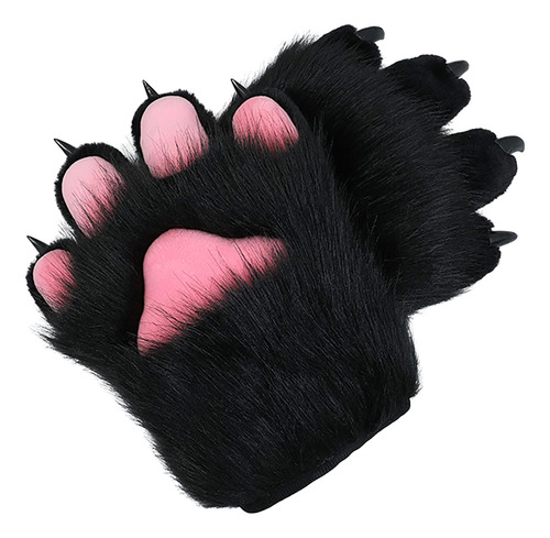 Bnlides Cosplay Animal Cat Wolf Dog Fox Paws Claws Guantes F