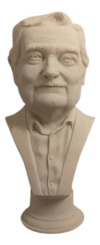 Busto De Resina José Pepé Mujica 14 Cms