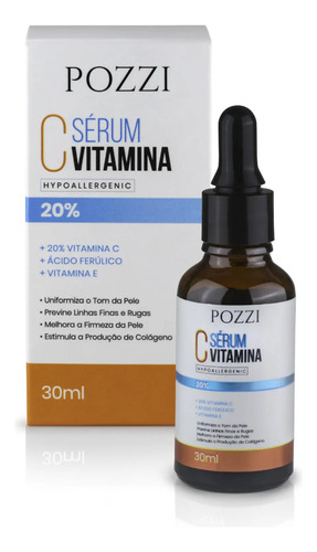 Sérum Vitamina C - Hipoalergênico - Pozzi