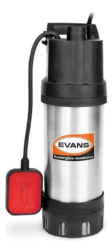 Bomba Sumergible Doméstica Evans 1/2hp 127v 12gpm Con Flotad