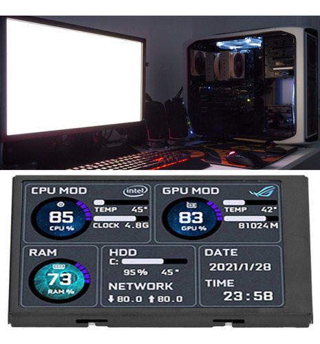 Imagen 6 de 10 de Ordenador Portátil Con Monitor De 3,5 Pulgadas Ips Tipo C Se