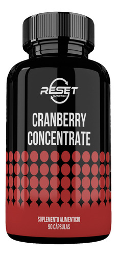 Reset Nutrition® Cranberry Concentrate 90 Cápsulas | Concentrado De Arándano Suplemento Alimenticio para Salud Urinaria, Antioxidante y Apoyo Inmunológico.