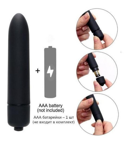 Vibrador masajeador de clítoris Purple Bullet