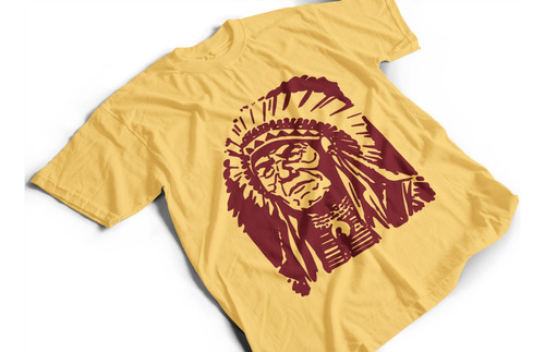 Camiseta Algodón Para Adulto Con Estampado Nativo Indígena