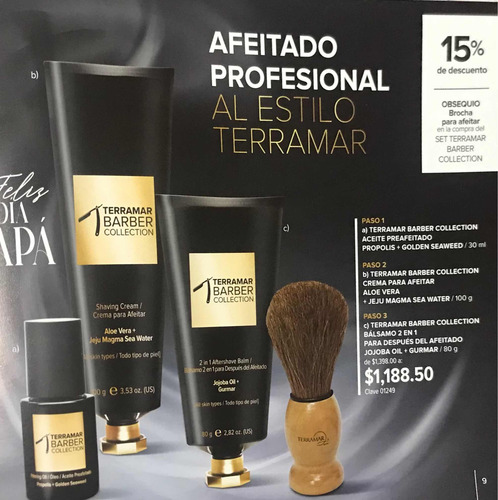 Terramar Facial, Piel - Barber Collection, Crema De Afeitar