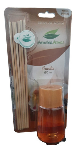 Difusor De Ambiente Aroma Blister Amazonia Aromas 120ml Aroma Vanila