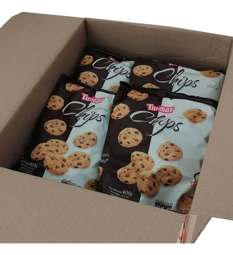 Imagen 2 de 6 de Caja De Galletitas Chips Turimar X 16 U