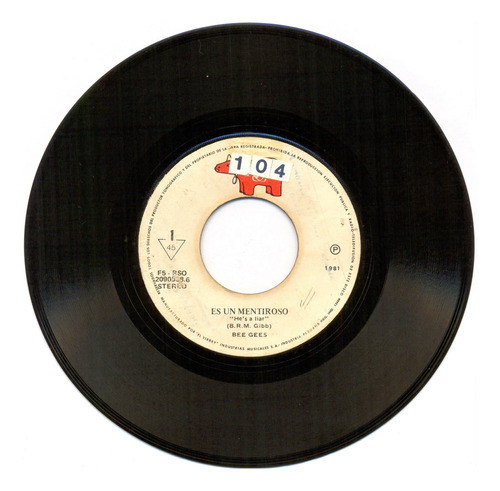 He's A Liar - Es Un Mentiroso - Bee Gees - Vinilo 45rpm