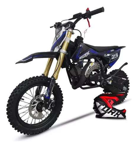 MOTO DE CORRIDA INFANTIL PRO TORK COM PNEU DE BORRACHA