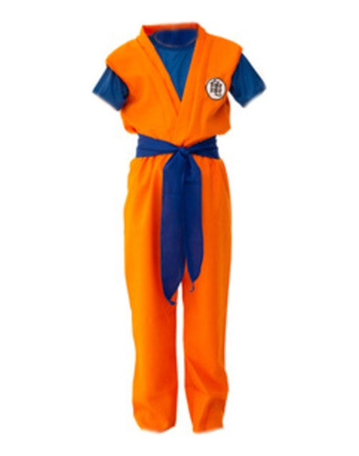 Disfraz Goku Dragon Ball Z -talla 3 A 14 Años Halloween 