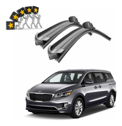 Plumas Limpiaparabrisas Flexibles Kia Sedona 2015 Al 2018