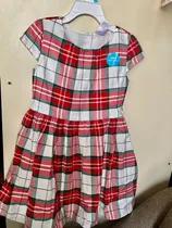 Comprar Vestido Navideño Talla 5 Cuadros Carters