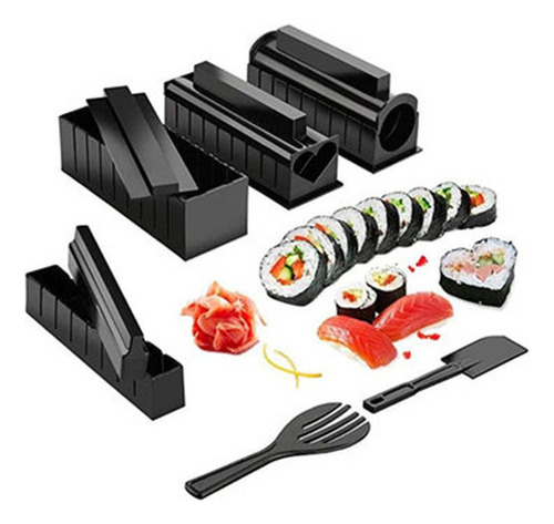 Kit Para Hacer Sushi Para Principiantes Bazooka Molde Cocina