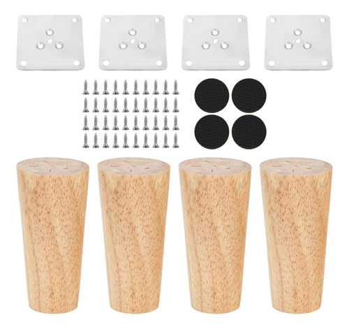 Patas De Gabinete De 4 Piezas, Patas De Altura 10cm