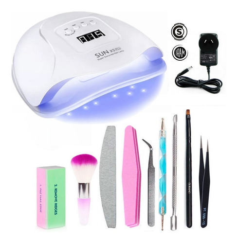 Cabina Uv Led 80w Manicuria Profesional + Set De Regalo