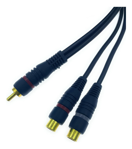 Redyutou Rca Male A 2 Rca Cable De Audio Splitter De 2 Rca 3