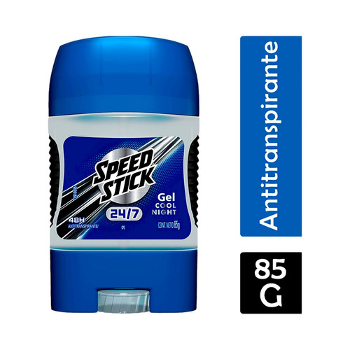 Men Speed Stick Antitranspirante 24/7 En Gel Para Hombre 85 Fragancia Speed Stick Night