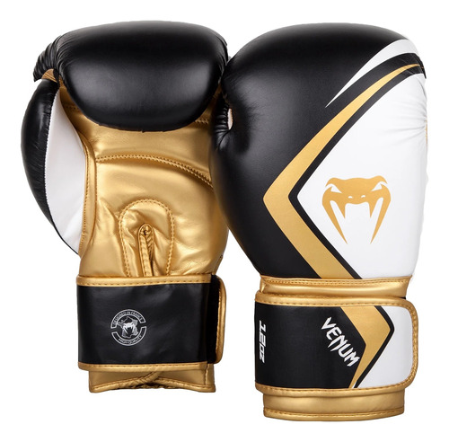 Guantes Boxeo Venum Contender 2.0 - Blanco / Dorado  / Negro