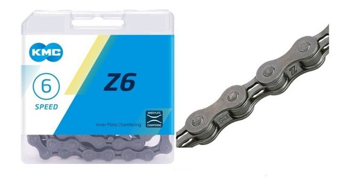 Cadenilla Cadena Z6 Bicicleta 116 L Gris Kmc