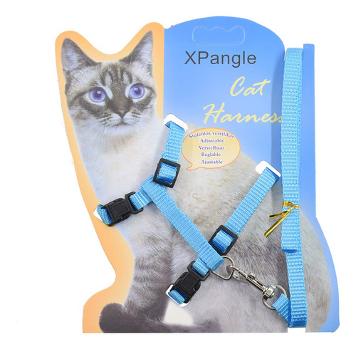 Xpangle Arnés Y Correa Ajustable De Nailon Para Gatos, Cor.