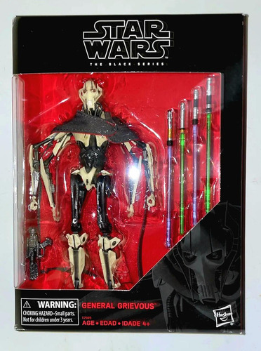 Fig. Star Wars General Grievous Black Series, Vingança Sith