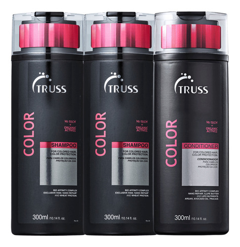 Kit Truss Color Shampoo & Condicionador Trio (3 Produtos)