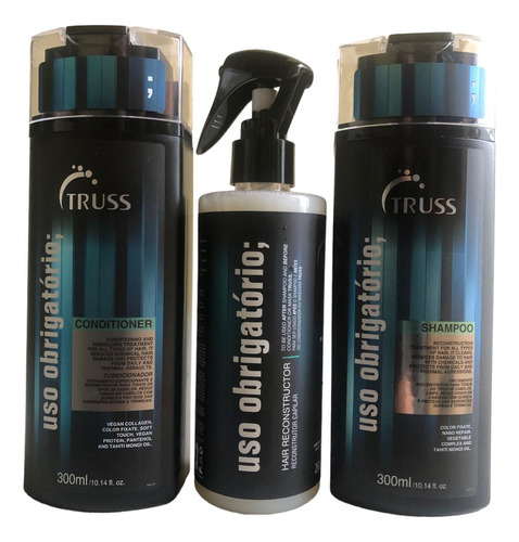 Truss Uso Obrigatório Shampoo Cond.300ml + Uso Obrig. 260ml