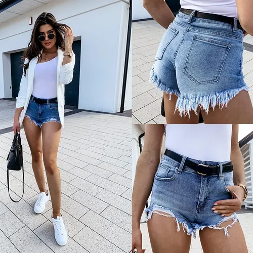 Shorts rasgados hotsell