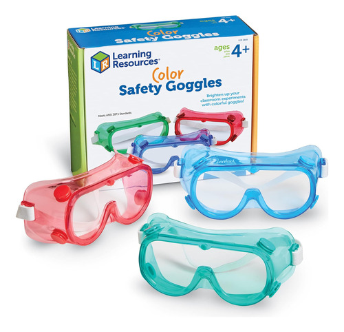 Learning Resources Gafas De Seguridad De Colores - 6 Piezas,