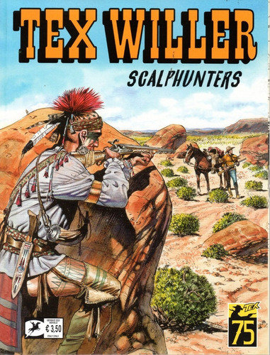 Tex Willer  N° 51 - Scalphunters - 68 Páginas - Em Italiano - Sergio Bonelli Editore - Formato 16 X 21 - Capa Mole - 2023 - Bonellihq Cx471 - J23