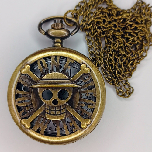 Reloj De Bolsillo One Piece Con Cadena 4.8 Diametro R04