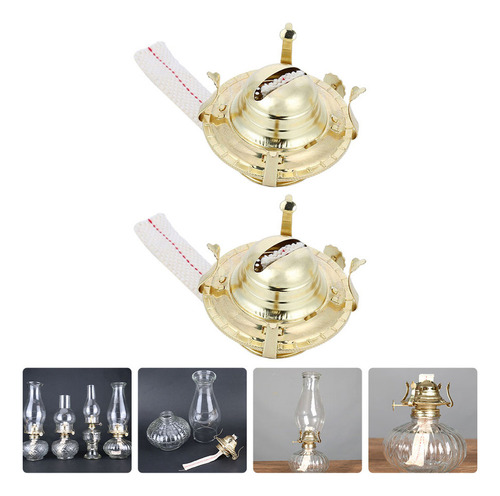 --lámpara De Aceite Retro Con Quemador De Mechas, Accesorios