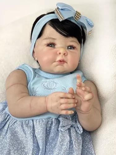 Bebê Reborn Menina, Realista Hanna Corpo Tecido